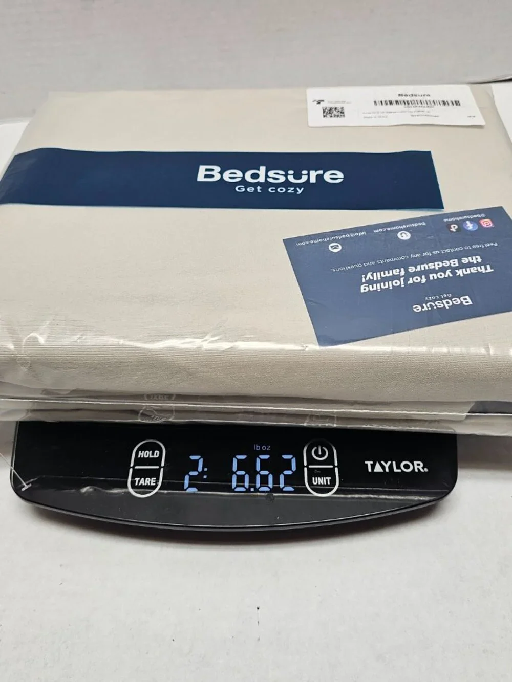 New Twin Bedsure Get Cozy Beige Tan Duvet Cover Pillowcase Set Polyester NWT